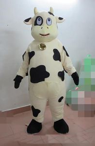 2019 Hot Sale Costumes Adult Size Cow Mascot Costume voor Halloween-evenement