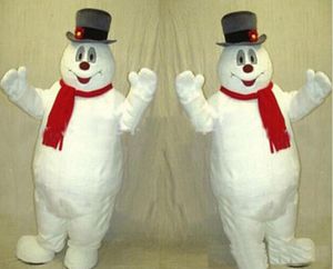 2019 vente chaude MASCOT CITY Frosty le Bonhomme de neige MASCOT costume anime kits mascotte thème fantaisie robe costume de carnaval