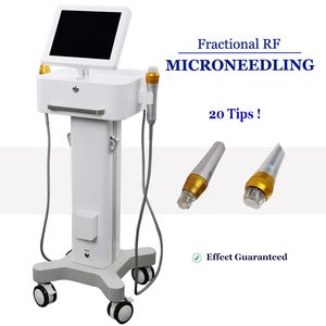 Microneedle Machine Enlèvement De Cicatrice Vergetures Fractionné RF Lifting Anti-âge Équipement De Soins De La Peau en solde