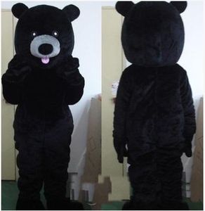 2019 Hot Koop Nieuwe Black Bear Mascot Costume Custom Clothing Animation Suite Mascotte Cartoon Carnaval Theme Kostuums