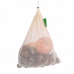 Sacs de produits réutilisables 2019 Sacs à crampons à crampons Sacs d'épicerie pour la boutique de fruits à légumes O8M1 #