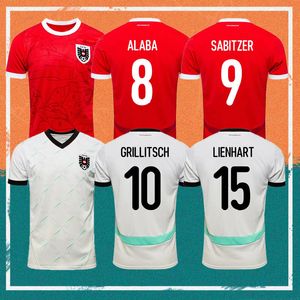 2024 Coupe d'Europe Autriche Jersey Soccer 24/25 GRILLITSCH Danso x Schlager Alaba Shirt Team National Team Sabitzer Lienhart Baumgartner Laimer Football Uniforms