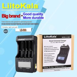 Liitokala Lii-PD4 Lii-600 Lii-500 cargador 21700 cargador de batería 3,7 V 18650 26650 18350 16340 18500 14500 1,2 V AA AAA LCD cargador inteligente