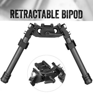 LRA Light Carbon Fiber Tactical Bipod Long Riflescope Bipod pour portée de fusil de chasse