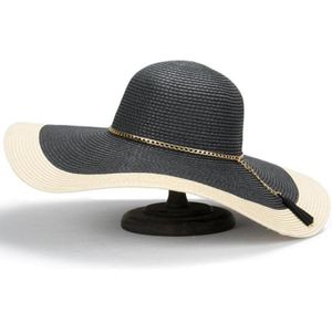 2019 Matches Sun Straw Cap Big Brim Ladies Summer Summer For Women Shade Sun Hats Hat de plage 9555949