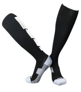 2019 Men Anti Slip Football Choques Compression Sports Running Women Soccer chaussettes de foot