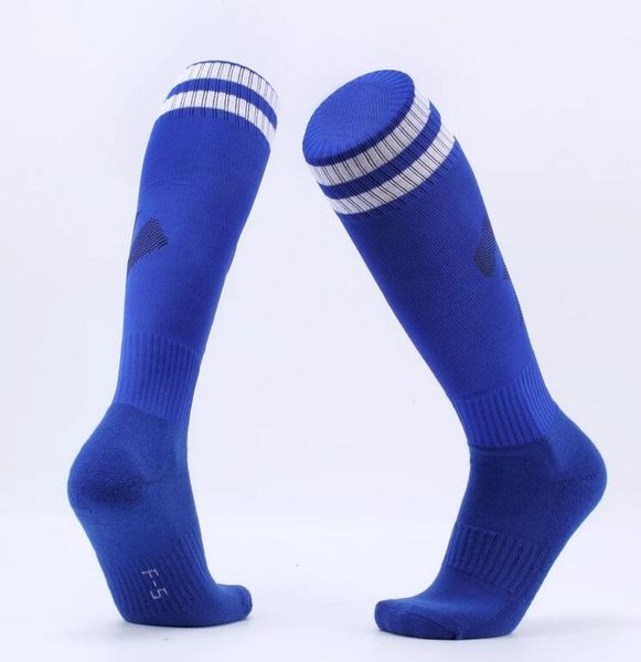 2019 hommes Football long tube serviette fond chaussettes groupe achat sport de plein air jeu d'entraînement chaussettes un substitut de cheveux couleur unie chaussette de sport