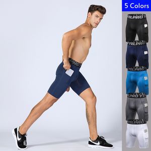 2019 Collants pour hommes Pantalons Pantalons de survêtement Fitness Jogger Gym Séchage rapide Pôle Sport Compression Running Shorts C190420