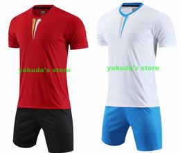 2019 Conjuntos de camisetas de fútbol de entrenamiento para hombres Camisetas con diseño de pantalones cortos Camisetas personalizadas Conjuntos en línea con pantalones cortos Personalidad Tienda de ropa popular