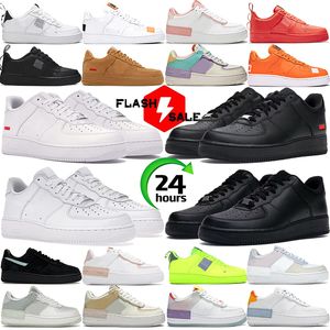 designer damesplatform Outdoor Casual schoenen triple white Utility shadow Pistachio Frost Spruce Aura Pale Ivory one 1 Klassieke sneakers herensneakers