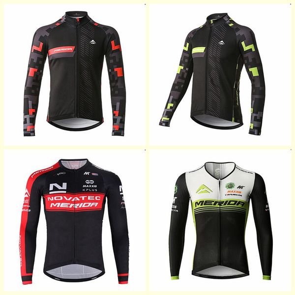 2019 MERIDA team Fietsen lange Mouwen jersey Fiets Kleding Dragen MTB Fiets Maillot Ropa Ciclismo U91805