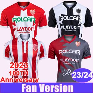 23 24 México Club Necaxa Camisetas de fútbol para hombre GONZÁLEZ FORMILIANO Local Visitante 3er 100 Aniversario Camisetas de fútbol Uniformes de manga corta para adultos