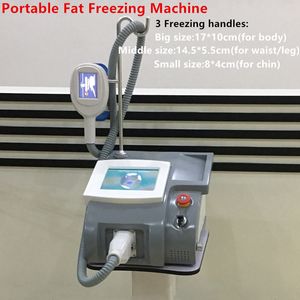 2019 Mini lipolyse sous vide Cryothérapie Perte de poids Liposuccion Cryo Fat Freeze Machine Utilisation à domicile avec 3 poignées de congélation de remplacement