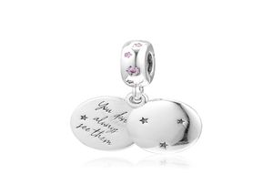 2019 Mother039s Day 925 Sterling Silver Jewelry Forever Sisters Sleed Charm perles s'adapte à Ra Bracelets Collier For Women Di3175738