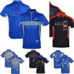 2023 T-shirt uniforme de l'équipe de moto, maillot respirant de motocross, polos de course de moto, été à manches courtes, T-shirts de descente, hauts