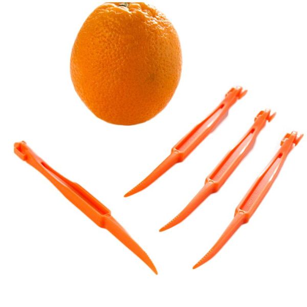 Éplucheur d'oranges ou d'agrumes, section longue de 15cm, zesteurs de fruits, outil de cuisine Compact et pratique, nouveauté 2019