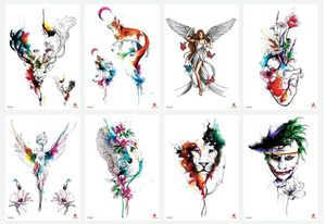 2019 nouveaux autocollants de tatouage imperméables à demi-bras de 210 * 148mm sont à la mode, beaux, simples et durables autocollant de tatouage de bras de fleur temporaire