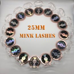 2019 Nieuwe 25mm Wimpers 5D Mink Eyelash 25mm Lange Individuele Sexy Valse Wimpers Mink Washes Better 3D Wimper Extended Edition 16 stijlen