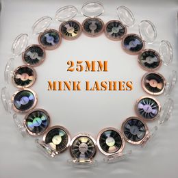 2019 Nieuwe 25mm Wimpers 5D Mink Eyelash 25mm Lange Individuele Sexy Valse Wimpers Mink Washes Better 3D Wimper Extended Edition 16 stijlen