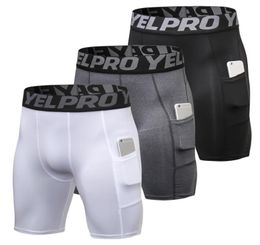 2019 nouveau 3 pièces hommes Shorts de course à séchage rapide sport court Gym football tennis entraînement été plage Shorts sous-vêtements avec poche6091107