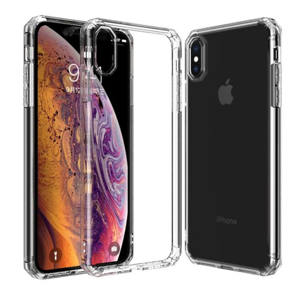2019 nouvelle housse de téléphone portable anti-choc en TPU transparent pour iphone 11 pro xr xs max x 8 7 plus samsung galaxy s10 note 10 plus