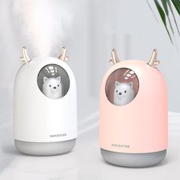 2019 new aromatherapy humidifier 300ml colorful atmosphere lights car essential oil diffuser usb aroma diffuser for home office Y200416