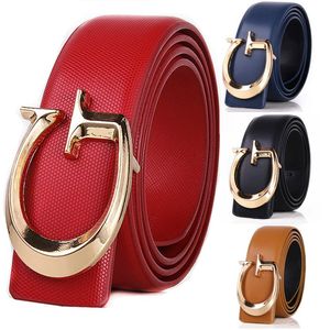 2019 Nieuwe aankomstontwerper Pu Leather Belts For Men Luxury modemerk PU Leather Mens Belt Man 2962