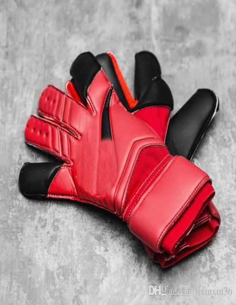 2019 NUEVA LLEGA NK LOGO VG3 Guantes de portero Top Professional de látex antiskid Guantes de fútbol transpirable Luvas de Goleiro Wholesal1160264