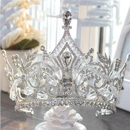 2019 Nouvelle Arrivée Top Qualité Couronnes De Mariée Bling Bling Cristaux Coiffes Couronne De Mariage Diadème De Mariée Accessoires De Fête De Mariage284H