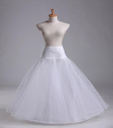 2019 Nieuw Aangekomen 100 Hoge Kwaliteit A-lijn 1 Hoop 2 Layer Tule Bruiloft Bruids Petticoat Onderrok Crinolines Voor Trouwjurk2766091