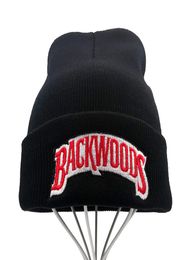 2019 nouveau bonnet marque backwoods lettre tricoté chapeau d'hiver coton hommes femmes mode tricoté chapeau d'hiver Hiphop Skullies Hats4677919