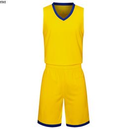 2019 Nuevas camisetas de baloncesto en blanco con logotipo impreso Tamaño para hombre S-XXL Precio barato Envío rápido Buena calidad Amarillo Y002nQ