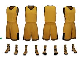 2019 Nouveaux maillots de basket-ball Blank logo imprimé taille Mens prix S-XXL pas cher expédition rapide de bonne qualité NEW RED GOLD GR0012r