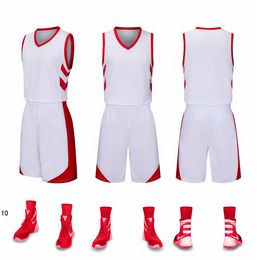 2019 Nouveaux maillots de basket-ball vierges logo imprimé Hommes taille S-XXL prix pas cher expédition rapide bonne qualité NOUVEAU BLANC ROUGE NWR0012r