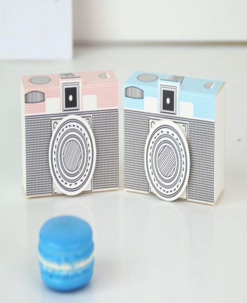2019 nouvelle caméra boîte à bonbons de mariage boîtes à faveur créatives bonbons papier cadeaux boîtes bébé douche fête décoration 6392648