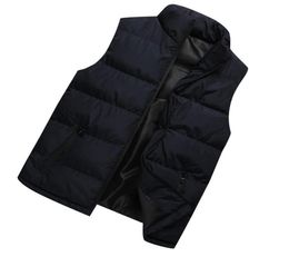 2019 nouveau décontracté automne hiver Gilet hommes vestes épais gilets homme sans manches manteaux mâle chaud coton rembourré Gilet hommes Gilet5179557