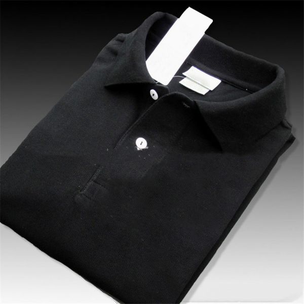 T-shirt de créateur classique Polo d'été pour hommes avec motifs High Street Vêtements Tees Lettres Polos brodés T-shirts Tops de couleur unie pour hommes Vêtements