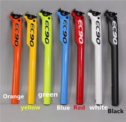 2019 Nieuwe EC90 Glanzende volledige koolstofvezel Seatpost Bicycle MTB -fiets van Superleggera Road Bike Parts Breaking Wind Seat Post2869243