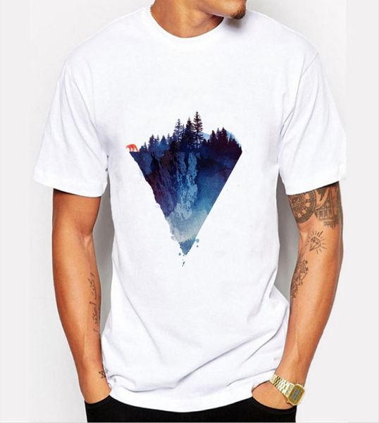 2019 nouvelle mode Iceberg impression t-shirt hommes conception de montagne t-shirts décontracté Cool hommes chemises à manches courtes tendance Clothing1194984