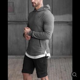 2019 Nieuwe Mode Heren Hoodies Zipper Pocket Merk Casual Mannen Casual Jaskets Male Hody Rits Hals Sweatshirts