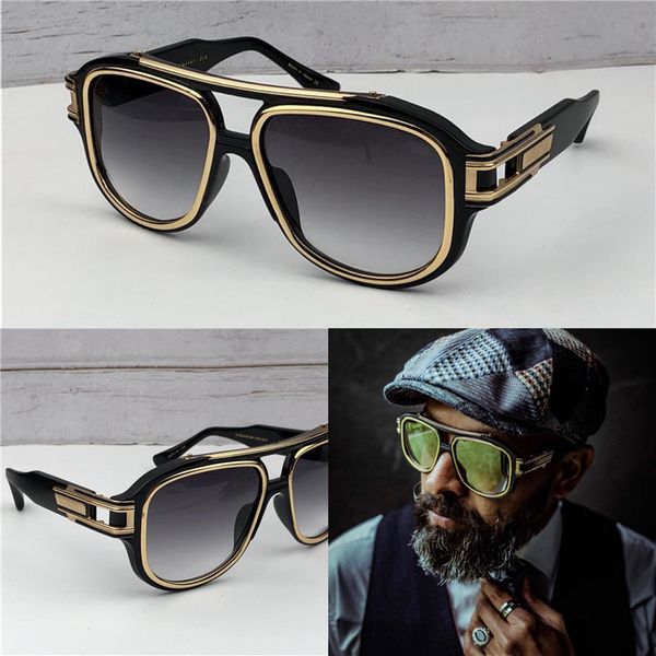 Nuevas gafas de sol de moda Gm6 para hombre, gafas de metal de diseño vintage, estilo popular, montura cuadrada, lente UV 400 con estuche original