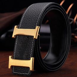 hommes designer ceintures classique mode affaires ceinture décontractée en gros hommes ceinture femmes boucle en métal cuir largeur cm avec boîte bateau libre taille 3.8cm 105-125 cm