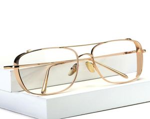 2019 Nouveaux verres de soleil à miroir plat pour femmes Gold Frame Lunette Metal Cateye Shades Chic dames Lunettes de soleil Silver Silver8587411