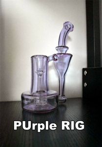 Purple Brb, narguilé en verre, plate-forme pétrolière, joint de 14 mm, concessions de prix, bienvenue à la commande