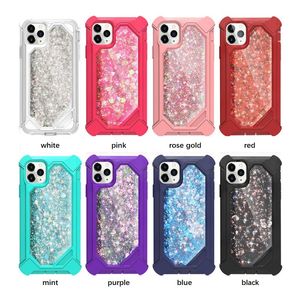 Coques de téléphone Quicksand à paillettes liquides pour Iphone 14 Pro Max 14Plus 14Pro 13 13Pro 13Promax 11 promax 12 12Promax 13mini XR XS 7 8 PLUS Heavy Duty Shockpprof Couverture arrière