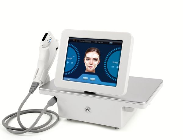 Machine HIFU à ultrasons focalisés de haute intensité portable Lifting de la peau du visage Serrage de la forme du corps Dispositif de salon de beauté DHL Navire accéléré
