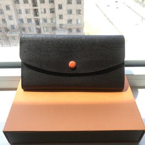 2022 nouveaux portefeuilles dames luxe concepteur long bouton portefeuilles haute qualité en cuir portefeuilles presbytie embrayage
