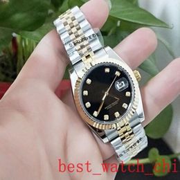 2019 Nouvelle montre de haute qualité 36 mm 126234 126233 Black Asia 2813 Mouvement automatique montre des montres-bracelets 1987