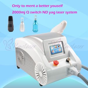 Nouvelle machine de détatouage à usage domestique q switch nd yag équipement de beauté laser avec CE approuvé