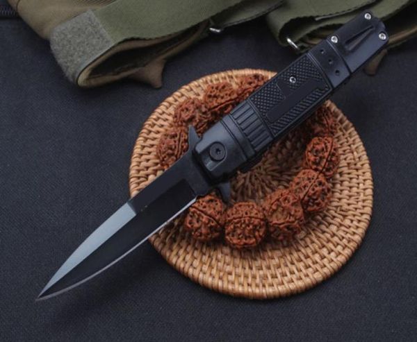 2019 NOUVEAU couteaux couteaux côté ouvert couteau assisté à ressort 5cr13mov 58hrc Steaaluminum poignée Edc Pocking Pocket Knife Survival Gear6546811